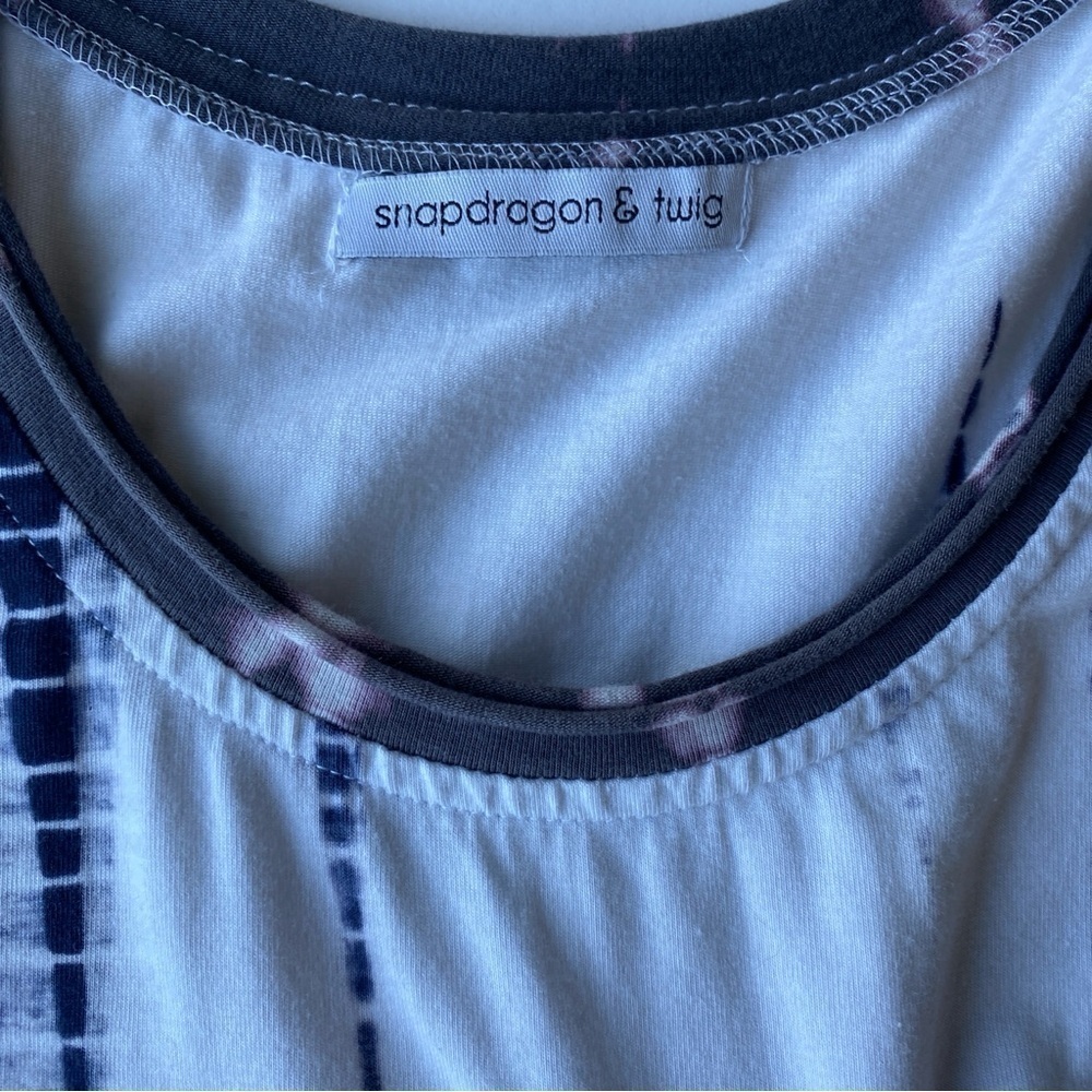 Snapdragon & Twig Cotton Modal Tie Dye Sleeveless Midi Dress Size L - Picture 12 of 12